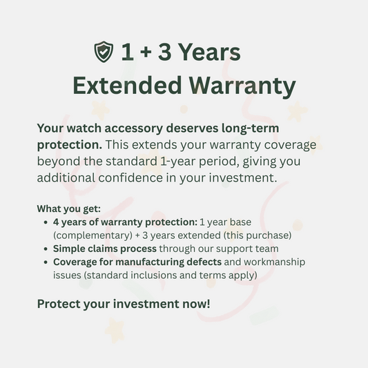 3 Years Extended Warranty